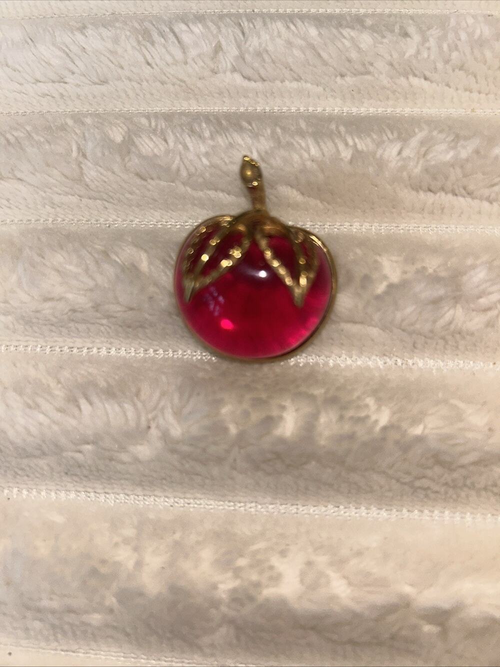 Sarah Coventry Fruit Brooch apple pin